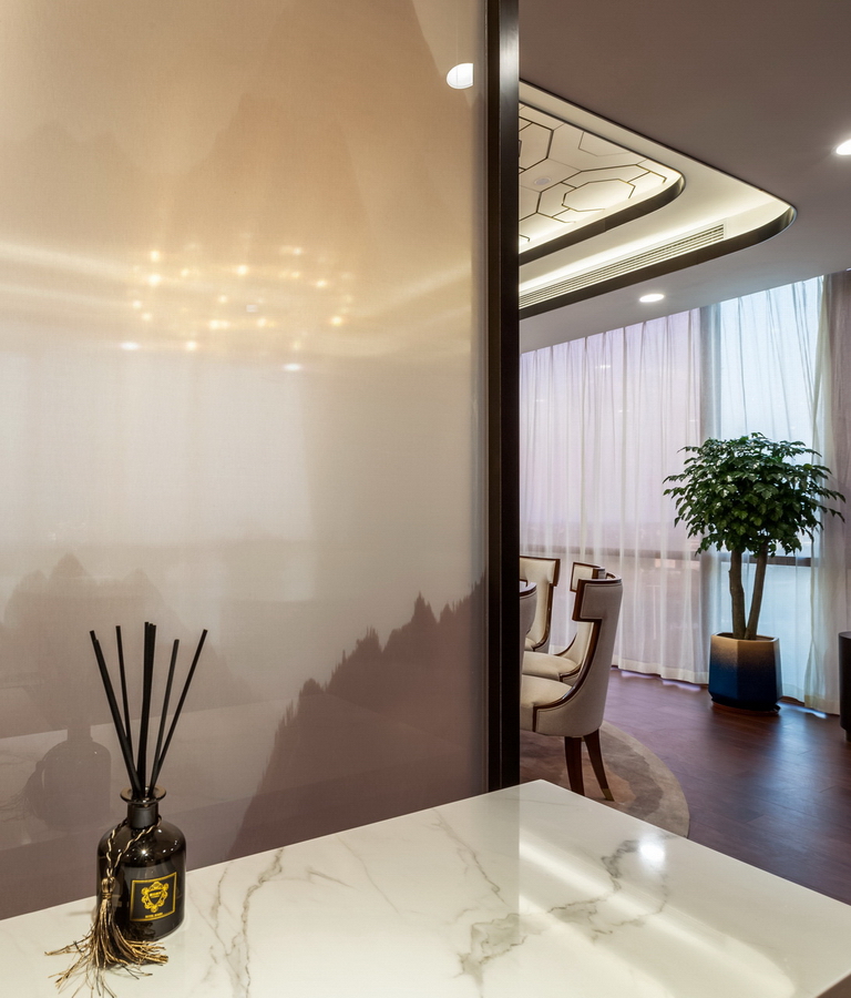 先聲藥業辦公樓設計裝修 vip用餐區局部-pc